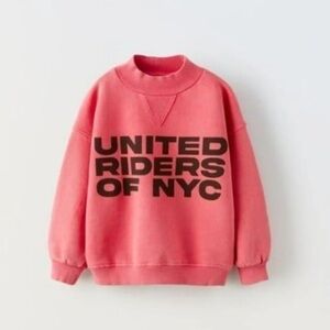 Zara kids boys Vibrant red Sweater size 4-5y